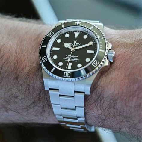 rolex submariner oystersteel|rolex submariner no date 124060.